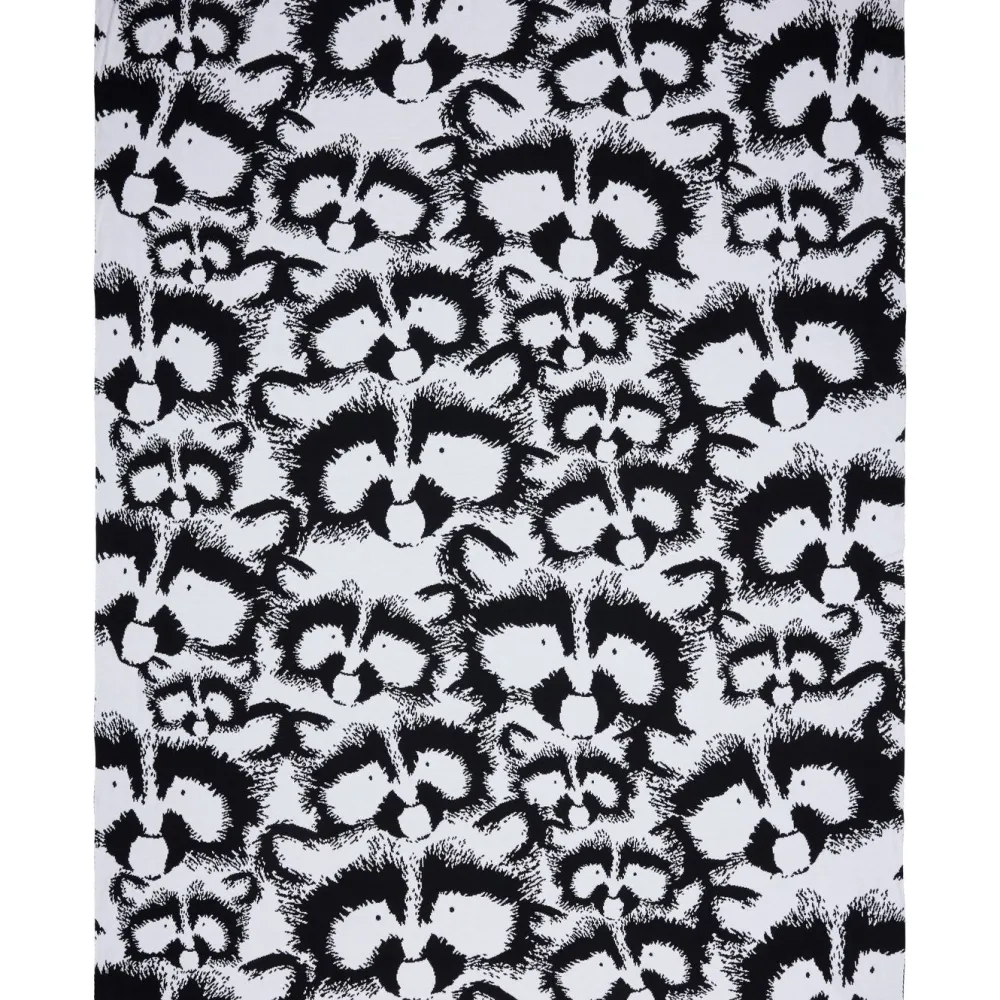 Torkkupeitto Pesue, 125x150cm, mustavalkoinen*Finlayson Sale