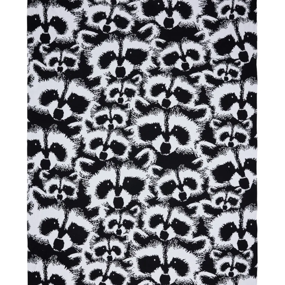 Torkkupeitto Pesue, 125x150cm, mustavalkoinen*Finlayson Sale