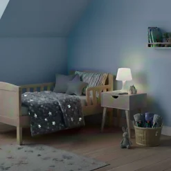 Hot Torkkupeitto NIGHT LIGHT 150x200 cm, tähdet, harmaa Päiväpeitot Ja Huovat