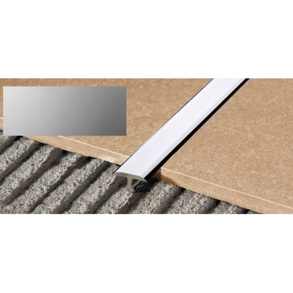 T-peitelista Procover 2,7m 14mm anodisoitu hopea*Progress Profiles New