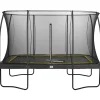 Trampoliini Comfort, kulmikas 366 x 244 cm, musta*Salta New