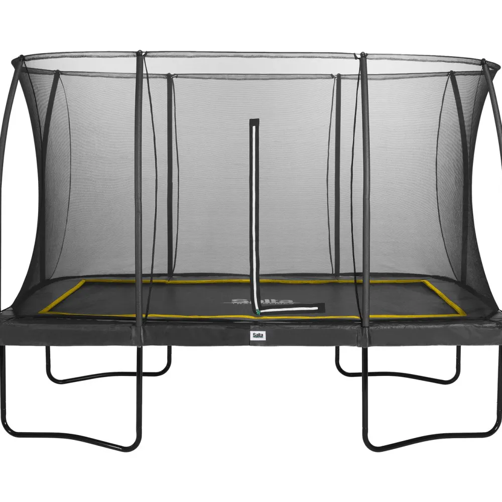 Trampoliini Comfort, kulmikas 366 x 244 cm, musta*Salta New