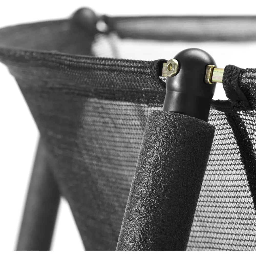 Trampoliini Comfort Edition Inground 214x305cm musta sis. turvaverkko Trampoliinit