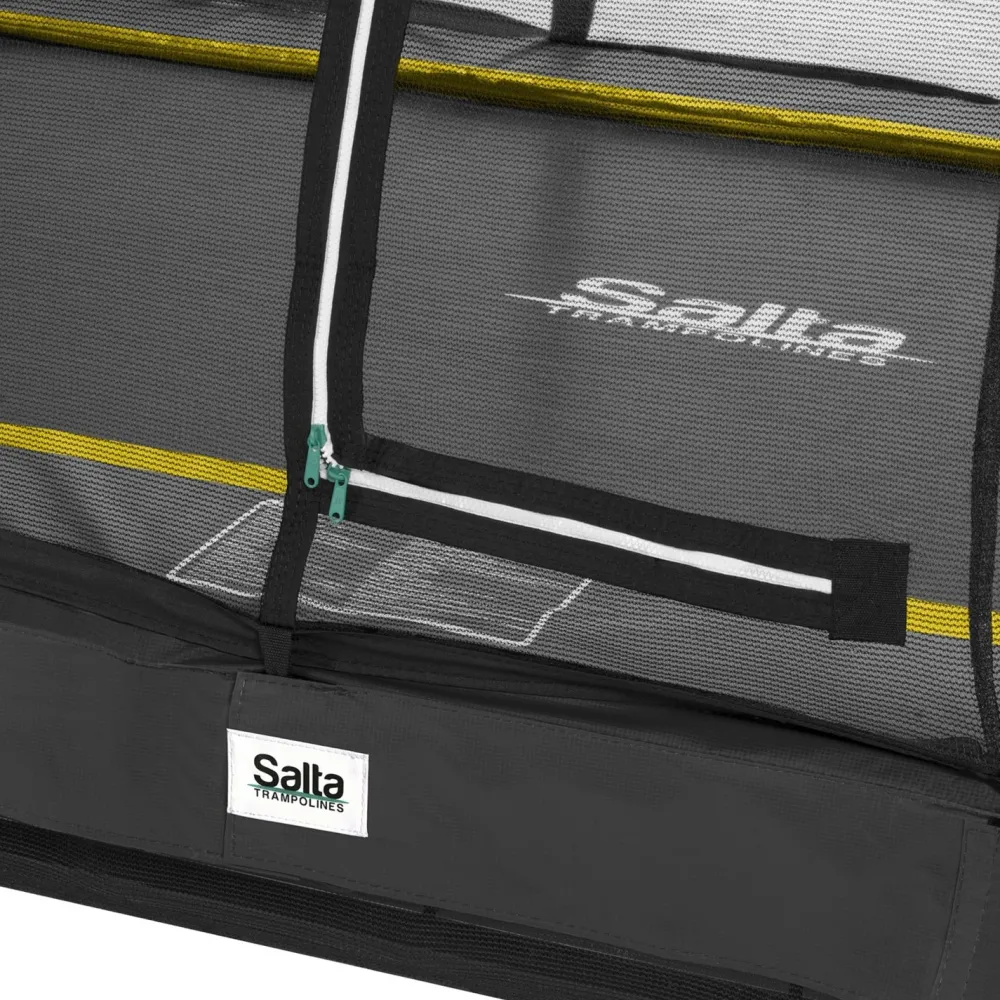 Trampoliini Comfort Edition Inground 214x305cm musta sis. turvaverkko Trampoliinit