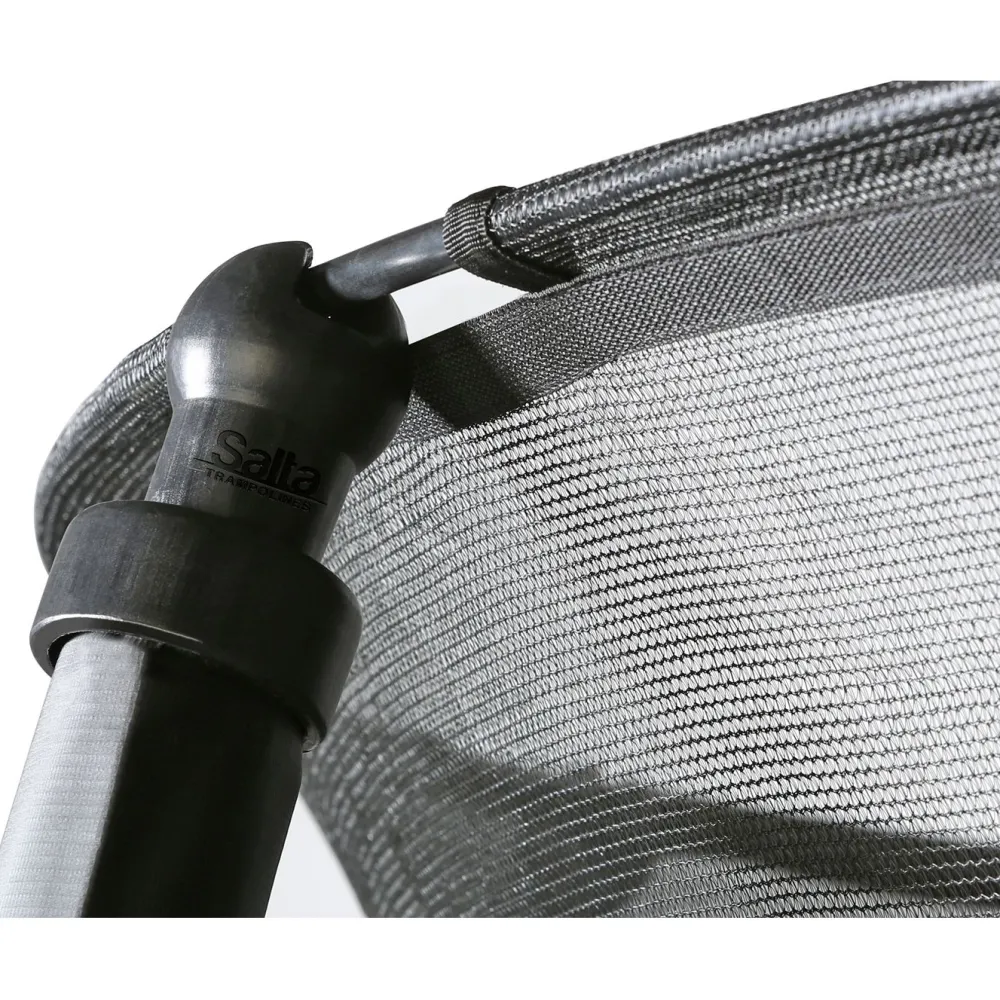 New Trampoliini First Class Ø427cm musta sis. turvaverkon portaat Trampoliinit