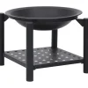 Tulimalja ja hiilihanko 54x54x55 cm teräs*FinePRICE Sale