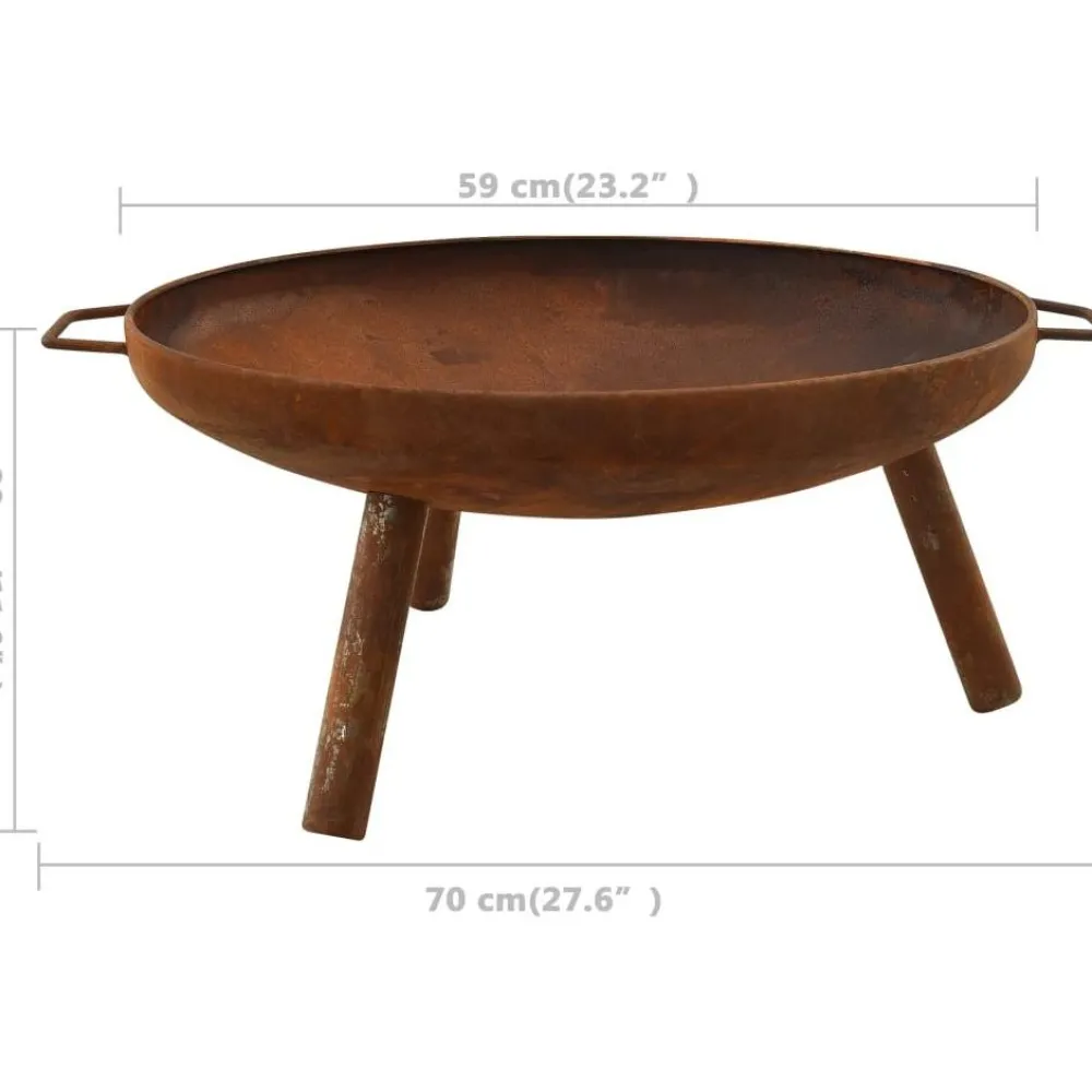 Hot Tulimalja 67.5x58x22.5 cm teräs eri värejä Pihagrillit
