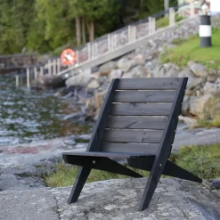 Tuoli Granny mänty musta*EcoFurn Online
