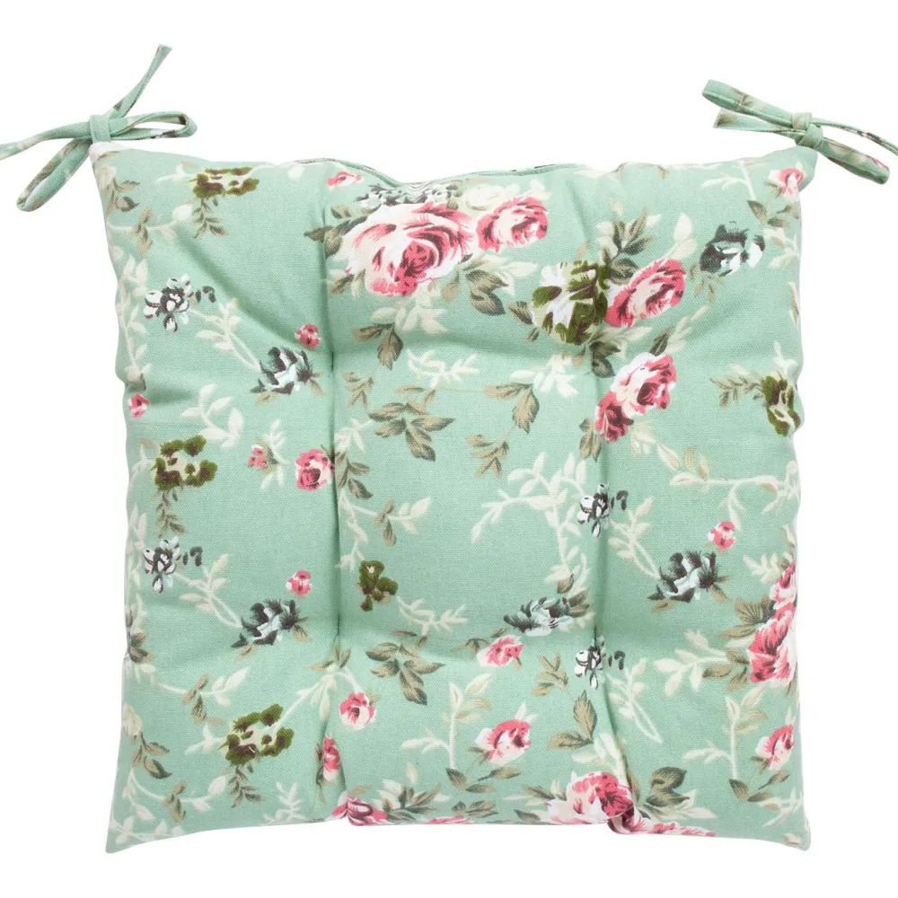 Tuolin pehmuste SUMMER 40x40 cm, ruusukuosi, monivärinen*Home4you Outlet