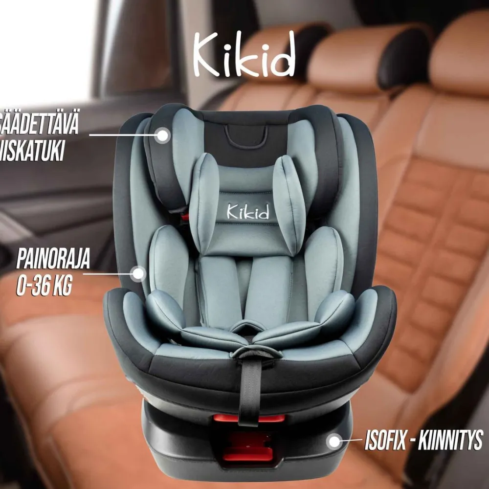 Turvaistuin ja turvakaukalo Premium 0-36 kg*Kikid Discount