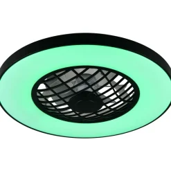 Tuuletinkattovalaisin Linköping Ø59cm LED RGB Bluetooth-kaiutin musta*Trio Hot