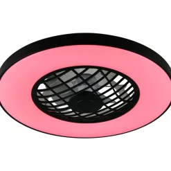 Tuuletinkattovalaisin Linköping Ø59cm LED RGB Bluetooth-kaiutin musta*Trio Hot