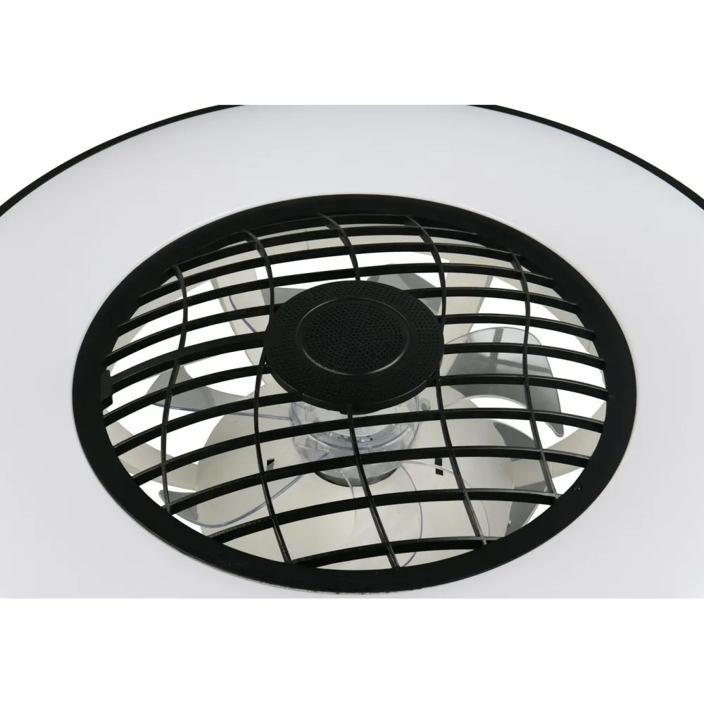 Tuuletinkattovalaisin Linköping Ø59cm LED RGB Bluetooth-kaiutin musta*Trio Hot