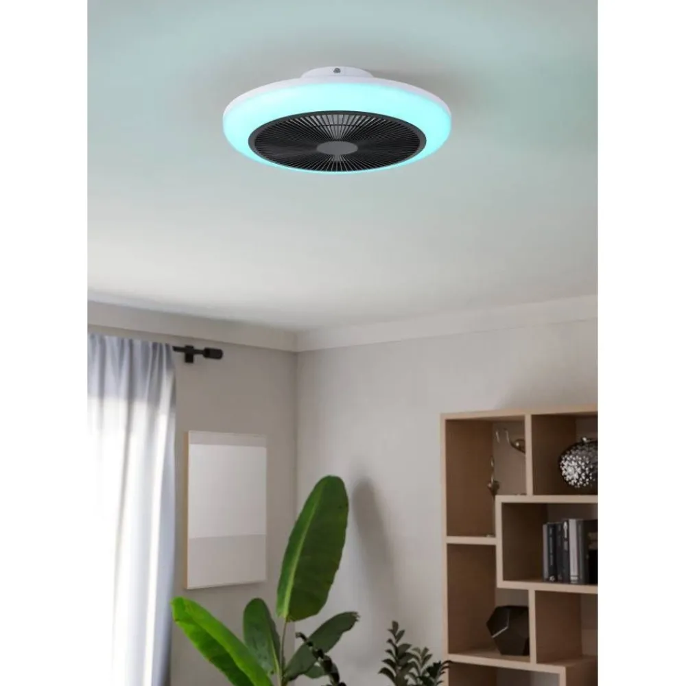 Tuuletinvalaisin Sayulita RGB Ø46cm, 2700-6500K, IP20*Eglo Online