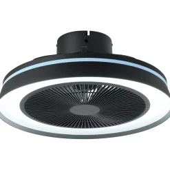 Outlet Tuuletinvalaisin Vallonia RGB/CCT LED Ø48cm kaukosäädin musta Tuuletinvalaisimet
