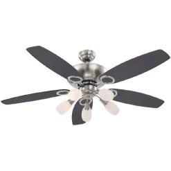 Clearance Tuuletinvalaisin Jerry Ø130cm 40W pyökki/harmaa Tuuletinvalaisimet