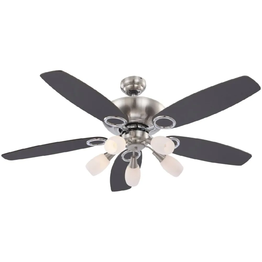 Clearance Tuuletinvalaisin Jerry Ø130cm 40W pyökki/harmaa Tuuletinvalaisimet