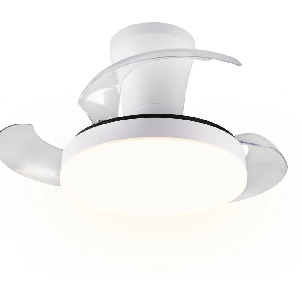 Tuuletinvalaisin LED Tampere valkoinen*Trio Outlet