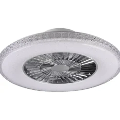 New Tuuletinvalaisin Harstad, Ø60cm, kromi, starlight Tuuletinvalaisimet