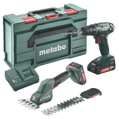 Työkalupaketti Combo Set 18V BS 18 SGS 18 LTX Q sisältää 2xLi-Power-akut ja laturin SC 30*Metabo Hot