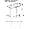 Työkaluvaja 2,3 m² harmaa*AB Polar New