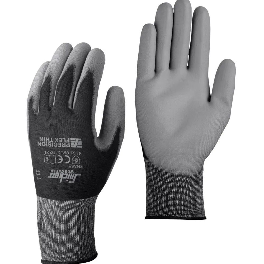 Työkäsineet 9389 Precision Flex Light harmaa*Snickers Workwear Discount