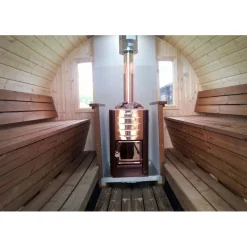 Tynnyrisauna Alex Basic Ø 2,3x3 m sis. kiuas ja hormi*ARCTIC FINLAND HOUSE Sale