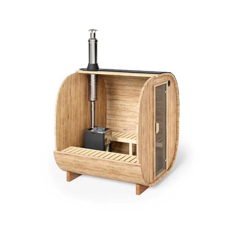 Tynnyrisauna Cube, 220x230cm, 4 hlöä*Baltresto Online