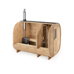 Best Tynnyrisauna Cube, 220x300cm, pukuhuoneella, 4 hlöä Tynnyrisaunat
