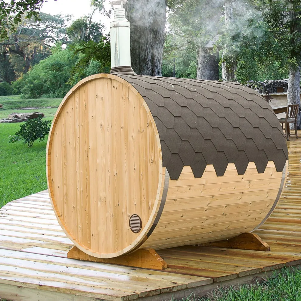 Hot Tynnyrisauna , 200x230cm, 4 hlöä Tynnyrisaunat