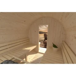 Tynnyrisauna Anita 1,6+0,7 m²*Palmako Clearance