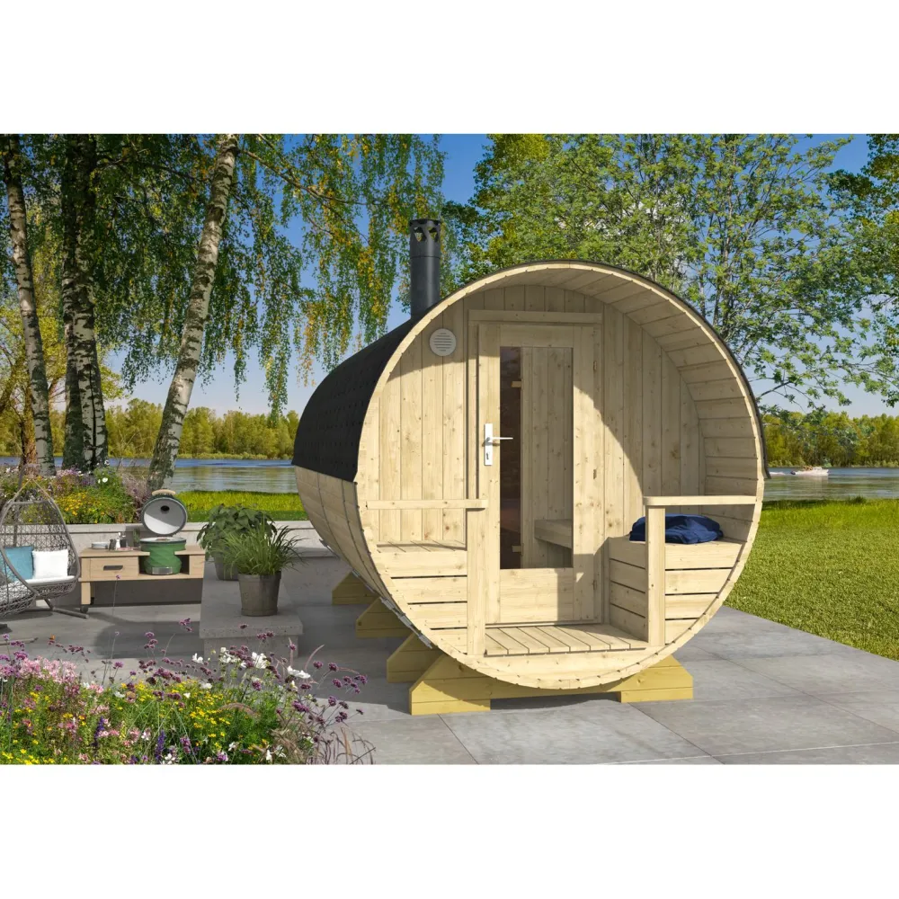 Tynnyrisauna Kemi 8.4m²*Tene Hot