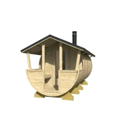 Outlet Tynnyrisauna Lahti 8m² Pihasaunat Ilman Rakennuslupaa|Tynnyrisaunat