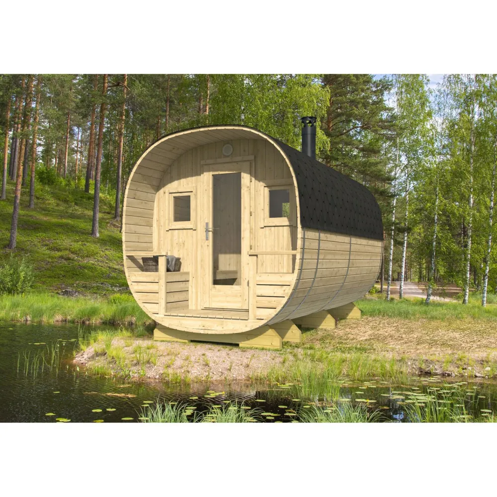 Tynnyrisauna Pori 9.6m²*Tene New