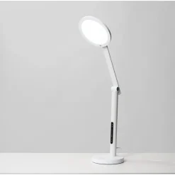 Clearance Työpöytävalaisin kirkasvalolla Oslo 60cm 16W USB valkoinen Kirkasvalolamput