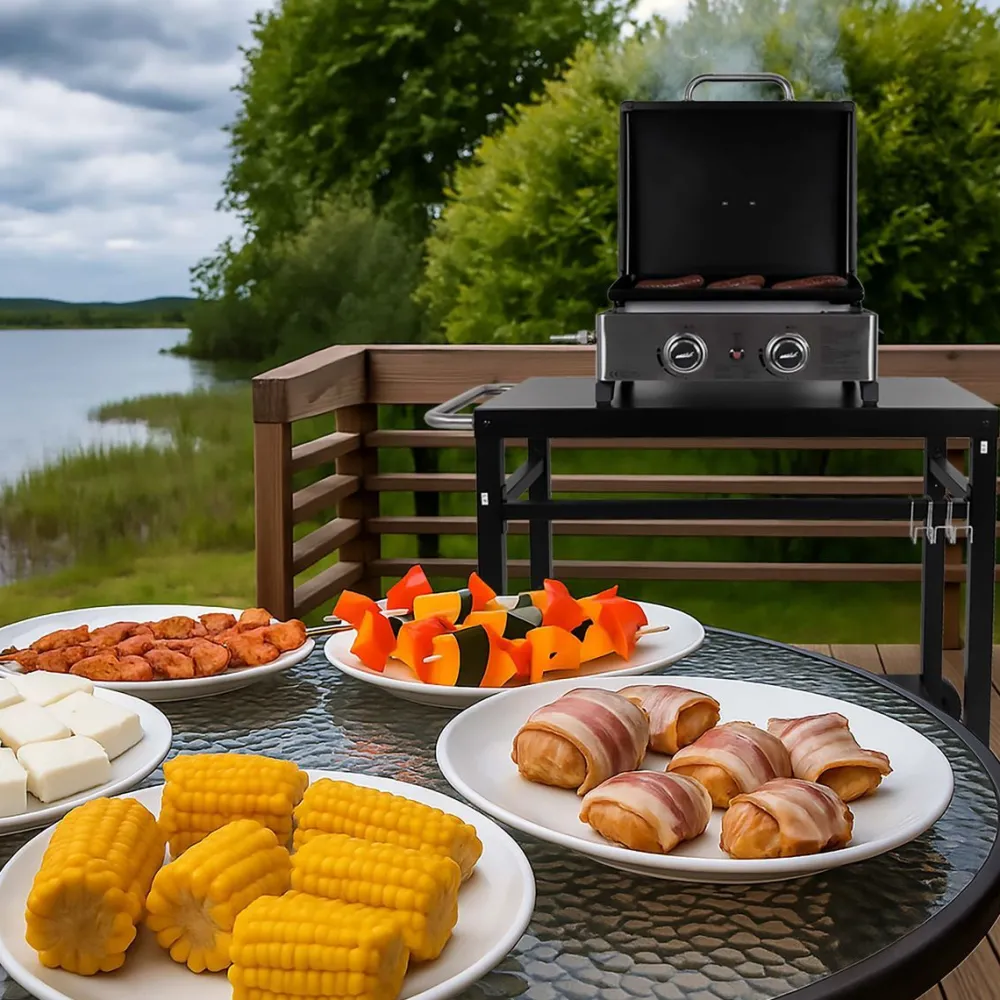 Työskentelytaso grillille , musta*Easy Cooking Online