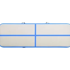 Täytettävä voimistelumatto pumpulla 300x100x15cm PVC sininen*FinePRICE