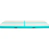 Täytettävä voimistelumatto pumpulla 400x100x15 cm PVC vihreä*FinePRICE Best