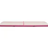 Täytettävä voimistelumatto pumpulla 600x100x15 cm PVC pinkki*FinePRICE Hot