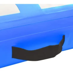 Täytettävä voimistelumatto pumpulla 600x100x15cm PVC sininen*FinePRICE Discount