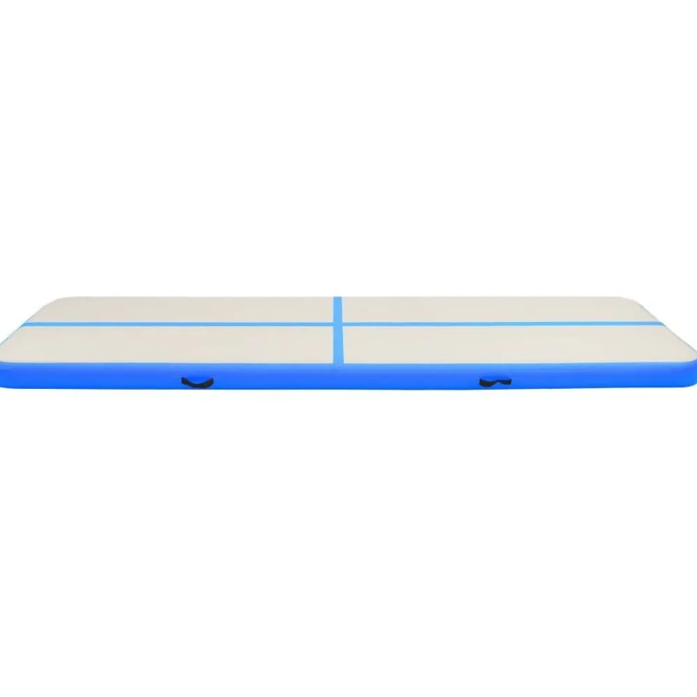 Täytettävä voimistelumatto pumpulla 600x100x15cm PVC sininen*FinePRICE Discount