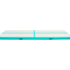 Täytettävä voimistelumatto pumpulla 600x100x15 cm PVC vihreä*FinePRICE Sale
