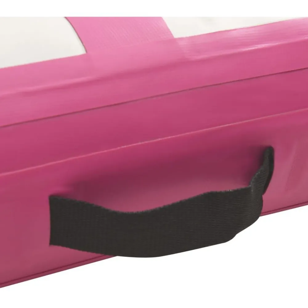 Täytettävä voimistelumatto pumpulla 700x100x15 cm PVC pinkki*FinePRICE Online