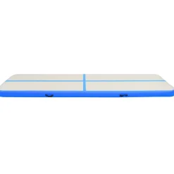 Täytettävä voimistelumatto pumpulla 800x100x15cm PVC sininen*FinePRICE New