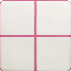 Täytettävä voimistelumatto pumpulla 200x200x15 cm PVC pinkki*FinePRICE Sale