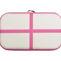 Täytettävä voimistelumatto pumpulla 60x100x20 cm PVC pinkki*FinePRICE Hot