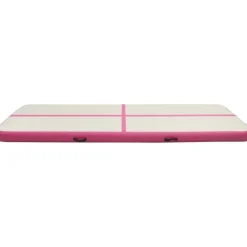 Täytettävä voimistelumatto pumpulla 500x100x20 cm PVC pinkki*FinePRICE Hot