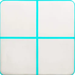 Täytettävä voimistelumatto pumpulla 500x100x15 cm PVC vihreä*FinePRICE