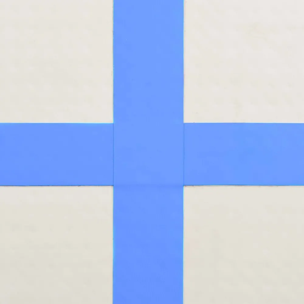 Sale Täytettävä voimistelumatto pumpulla 400x100x20cm PVC sininen Airtrack Ilmavolttipatjat