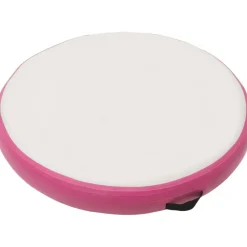 Discount Täytettävä voimistelumatto pumpulla 100x100x15 cm PVC pinkki Airtrack Ilmavolttipatjat|Kehonhuolto